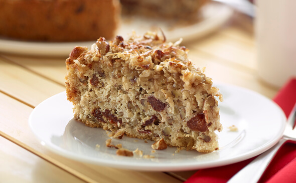 Coconut Cherry Coffee Cake