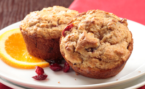 Cranberry Orange Buttermilk Muffins