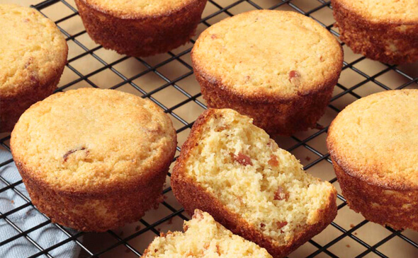 Maple Bacon Corn Muffins