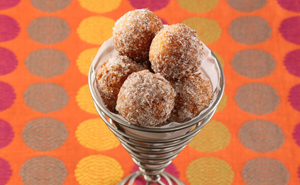 Moist Buttermilk Coconut Cream Donut Holes
