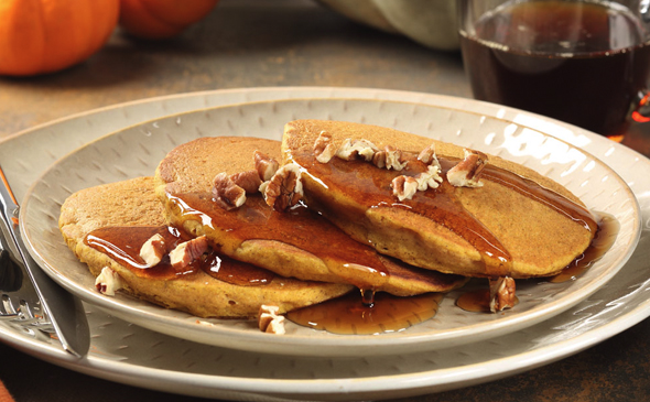 Pumpkin Pecan Pancakes